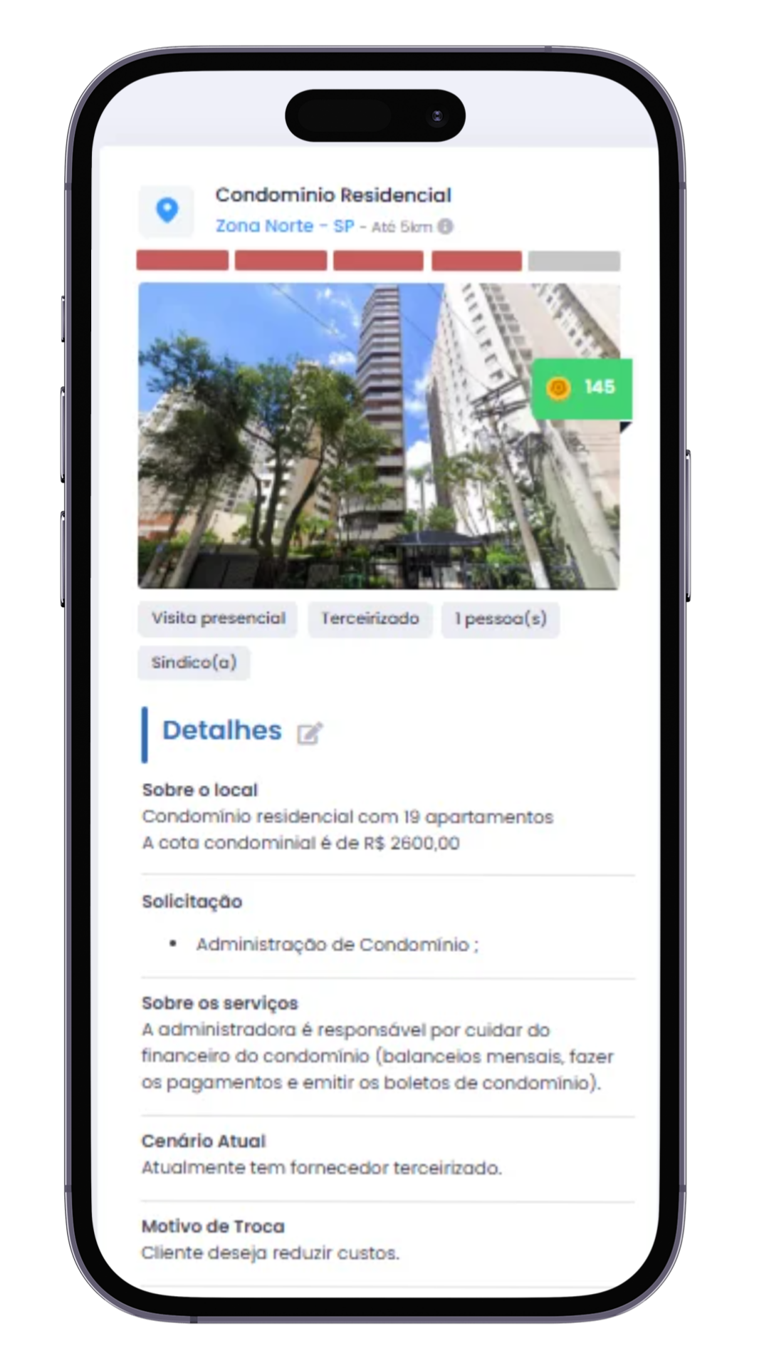 Oportunidade de cotação-administradora 4