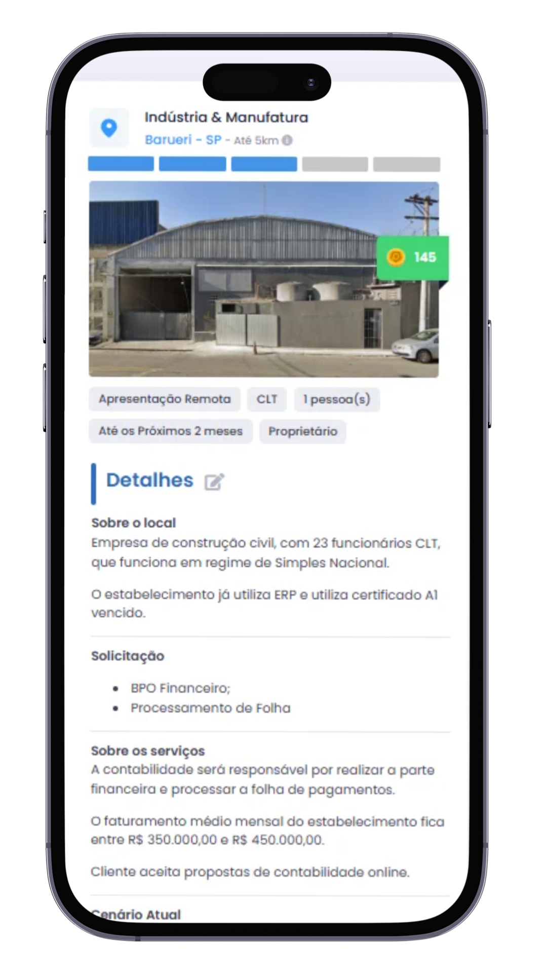 Oportunidade de cotação-contabilidade 2