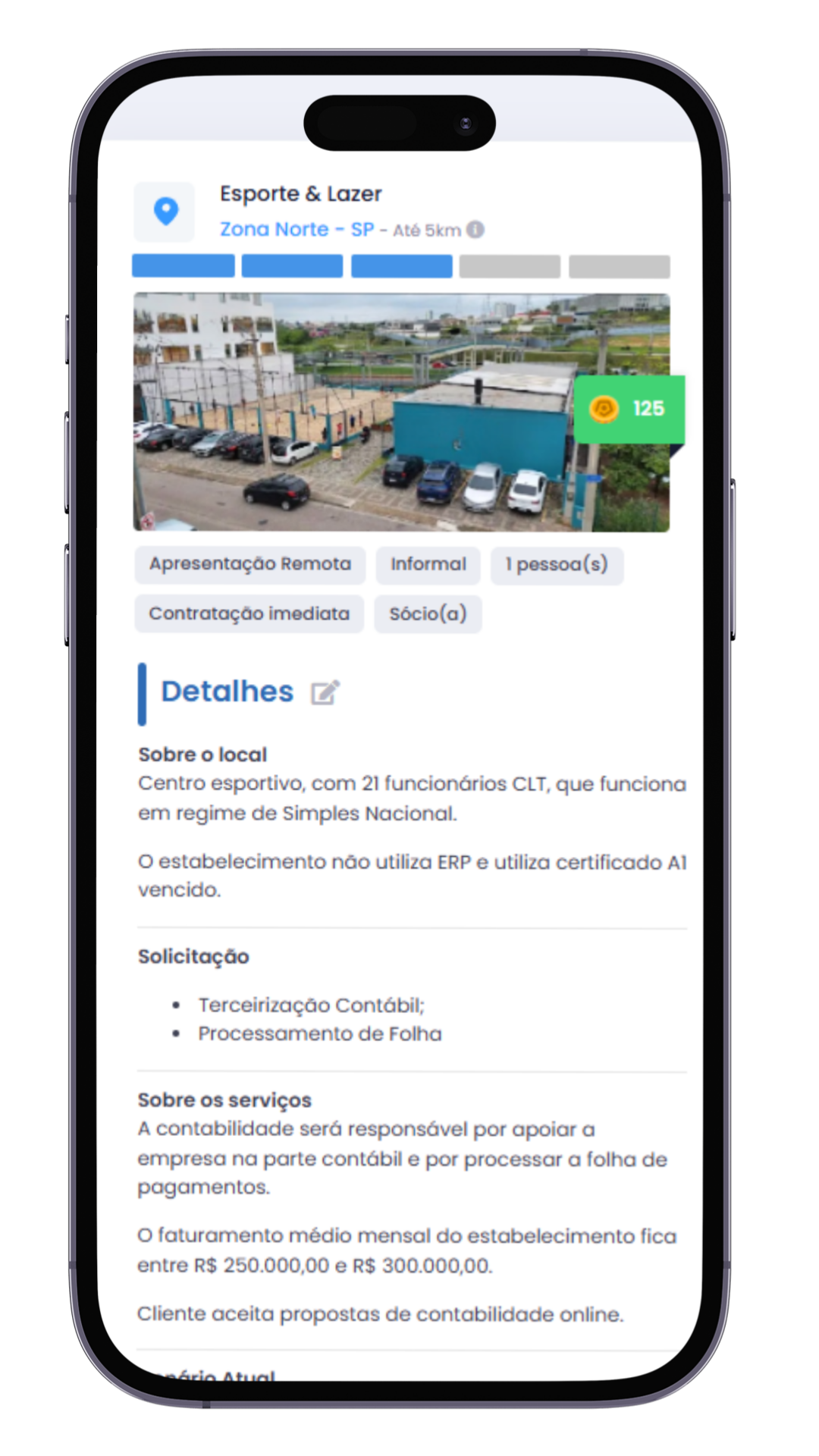 Oportunidade de cotação-contabilidade 4